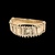 14K Yellow Gold Flexible Mesh Ring SZ: 10
