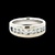 Vera Wang Love Collection 14K White Gold Blue Sapphire & 1.0CTW Diamond Gents Ring SZ:10, 8mm