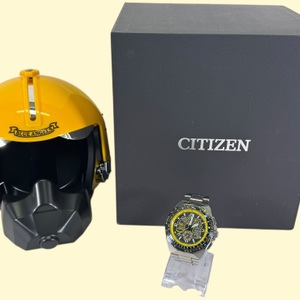Citizen Promaster 46MM Skyhawk Blue Angels Chrono Radio Eco Drive SS Watch 200M