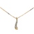 14K Yellow Gold 1/4CTW 18 in. Diamond Journey Necklace 3.2g