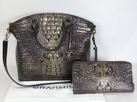 Brahmin Duxbury Satchel Umbra Melbourne Large 