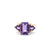 Ladies 14K Yellow Gold Amethyst Fashion Ring SZ:7
