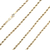 10K Yellow Gold 22 in. Hollow Rope Chain 4.9g