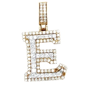 10K Yellow Gold 1.0CTW "E" Diamond Pendant 