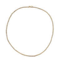 10K Yellow Gold 5.0CTW Diamond Tennis Necklace 20 in. 27.2g