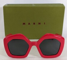 Marni Laughing Waters Bordeaux Sunglasses