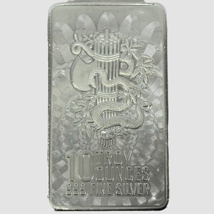 Cut Saw Mint 10 Oz Silver Unity And Liberty Bar