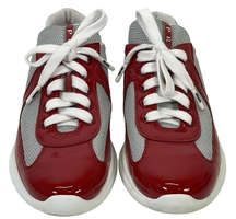 Prada America's Cup sneakers Red/Silver SZ:39/7.5