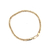 18K Yellow Gold 7.5 in. Solid 3.7mm Herringbone Link Bracelet 4.1g