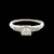 Ladies Traditional 14K White Gold 1/3CTW Euro-Cut Diamond Wedding Ring SZ: 7.5