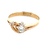 Ladies 14K Yellow Gold 1/4 Carat TW Diamond Engagement Ring