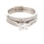 Ladies 14K White Gold 3/4 Carat TW Diamond Bridal Set