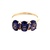14K Yellow Gold Amethyst Gemstone Ring