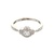 10K White Gold 1/4 Carat TW Diamond Halo Engagement Ring 