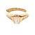14K Yellow Gold 3/4 Carat TW Two-Piece Diamond Bridal Set