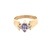 14K Yellow Gold Marquise Tanzanite & Diamond Ring