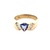14K Yellow Gold Tanzanite & Diamond Gemstone Ring