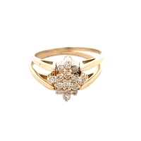 Cardow's 14K Yellow Gold Sapphire & Diamond Reversible Ring