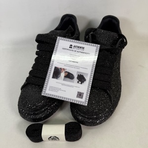 Alexander McQueen Oversized Glitter Counter Designer Shoes