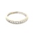 14K White Gold 1/2 Carat TW Princess Diamond Band SZ:6.5