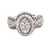 10K White Gold 1.0 Carat TW Diamond Fashion Ring SZ:9