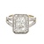 Ladies 14K White Gold 1.0 Carat TW Princess Diamond Cocktail Ring