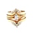 Ladies 18K Yellow Gold 3-Piece 1/2 Carat TW Diamond Bridal Set