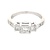 14K White Gold Princess Diamond Anniversary Ring