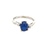 Ladies 14K White Gold Blue Star Sapphire Ring