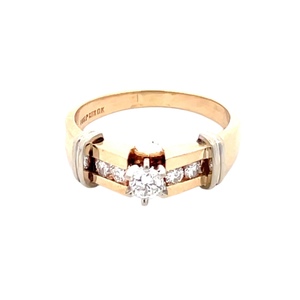 14K Yellow Gold, 0.50CTW Diamond, 5.5g Ring