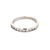 14k White Gold Ladies 1/4 Carat TW Diamond 3.1mm Band