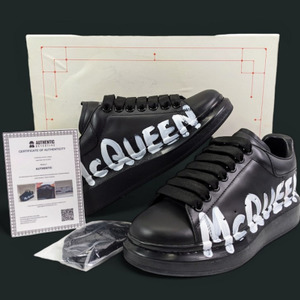 Alexander McQueen Graffiti Oversized Sz10 Designer Shoes