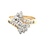 Ladies 14K Yellow Gold 1.0 Carat TW Diamond Cluster Ring