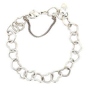 James Avery Connected Hearts 7 in. Sterling Silver Charm Bracelet