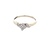 14K White Gold .15 Carat TW Diamond Fashion Ring