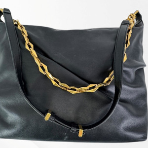 Jimmy Choo Diamond Black Leather Hobo