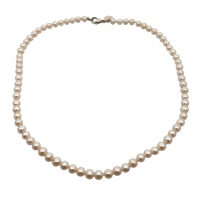 Tiffany & Co 16 in. 5.5mm Pearl Necklace 925 Sterling Silver