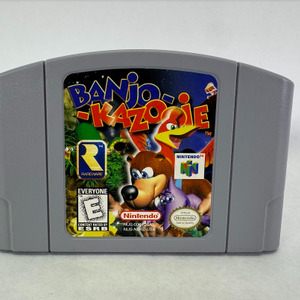 Banjo-Kazooie N64 Game Cartridge - Authentic