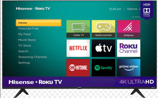 Hisense 55" 4k Smart Roku TV 55r6070e3 