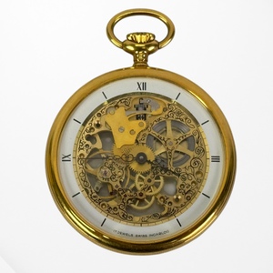 Swiss 17-Jewel Incabloc Exhibition Case