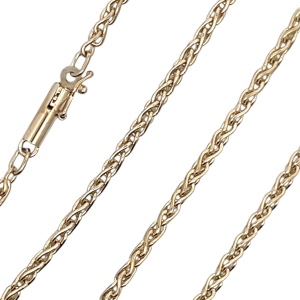 14K Yellow Gold 18 in. Foxtail Chain