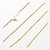 10K Yellow Gold 24 in. Adjustable Rope Chain
