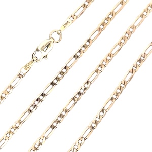14K Yellow Gold 18 in. Figaro Link Chain