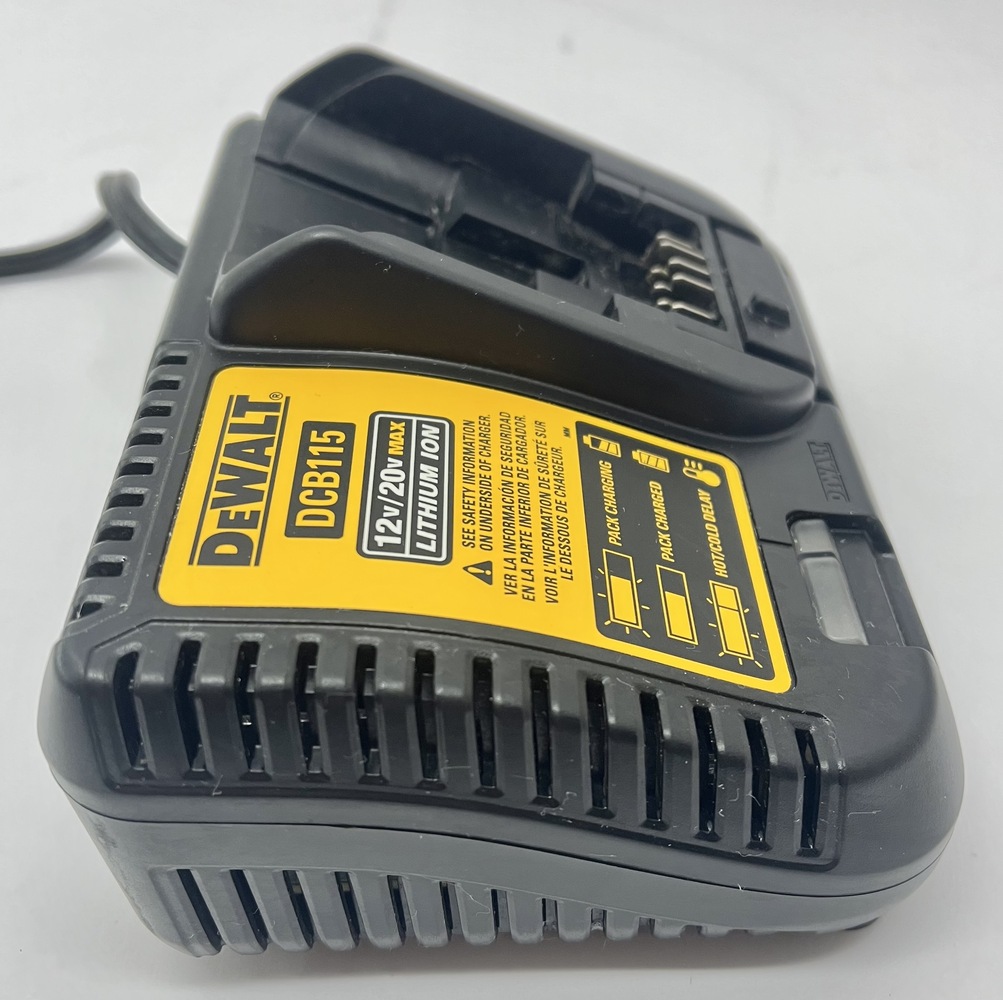 thumbnail image 2 of Lot Of 5 – DEWALT DCB115 12V/20V Lithium-Ion Battery Chargers (Used, Fully Functional) 2 of 5