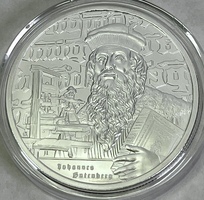 2024 Johannes Gutenberg .999 Silver Round Two Dollars