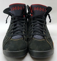Nike Air Jordan 7 Retro 'Citrus' Men's Sneakers Black/Red, Size 13 CU9307-081
