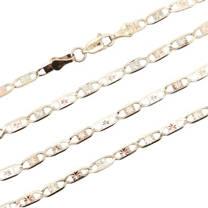 14K Two-Tone Gold 21 in. 3.5mm Valentino Chain 8.3g