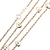 14K Yellow Gold 16 in. Rope Chain With Puffy Heart Stations
