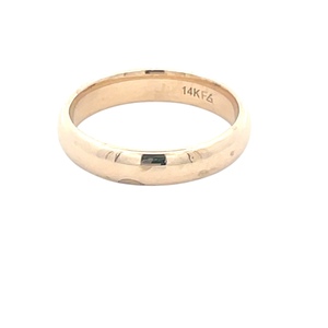 14K Yellow Gold 4.0mm Comfort-Fit Band