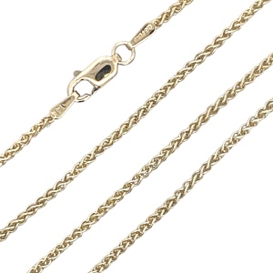 14K Yellow Gold 18 in. Foxtail Chain
